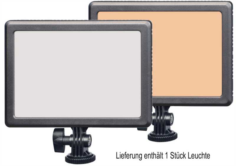 NANLITE LumiPad 11, Bi-Color LED Kameraleuchte, 370 Lux, 3200-5600 Kelvin, 90° Abstrahlwinkel